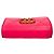 Cartera de cuero plegable Chanel Coco Mark en rosa - vista 3