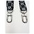 Louis Vuitton Tracolla Nigo X Virgil Abloh damier distorted Nero Bianco - vista 4