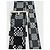 Louis Vuitton Tracolla Nigo X Virgil Abloh damier distorted Nero Bianco - vista 5