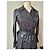 Trench negro, cuero Paule Ka - vista 3