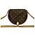 Borsa a Spalla Mini Tambourine Monogram Louis Vuitton Marrone