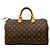 Borsa Boston Louis Vuitton Speedy 35 in pelle Monogram Marrone - vista 2