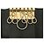 Llaveiro de cuero negro con logo GG Shima de Gucci - vista 8