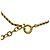 Collana Placcata Oro con Motivo a Cuore Logo Christian Dior D'oro - vista 3