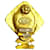 Orecchini Clip Coco Mark di Chanel Marrone D'oro - vista 2