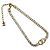 Collana choker Chanel Coco Mark in strass dorato e perle finte D'oro - vista 4