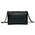 Borsa semi-spalla in pelle con catena Chanel Boy Chanel Coco Mark Nero - vista 3
