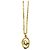 Collana placcata oro con motivo logo Christian Dior D'oro - vista 4