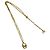 Collana placcata oro con motivo logo Christian Dior D'oro - vista 5