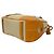 Prada Triangle Logo Canvas and Leather Tote Bag Beige - view 8