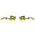 Clip-Ohrringe mit Coco Chanel-Motiv Pink Golden Gelb - Ansicht 3
