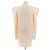 Max Mara Kleid mit Schulterpolstern in Ecru Beige - Ansicht 2