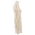 Max Mara Kleid mit Schulterpolstern in Ecru Beige - Ansicht 3