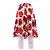 Falda Kenzo con flores blancas y rojas de algodón Talla 34 Blanco - vista 2