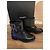 Botas de couro com studs Saint Laurent Preto - vista 3