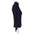 Courreges Marinefarbener Rollkragenpullover aus Wolle Marineblau - Ansicht 3