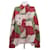 Autre Marque Camisa fluida patchwork de seda Multicolor