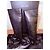Botas altas de cuero Saint Laurent Negro - vista 3