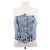 Bustier Guess de denim azul algodón