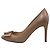 Autre Marque Décolleté in pelle Sergio Rossi Beige - vista 3