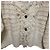 Autre Marque Chaqueta de tweed con flecos tres puntos Beige - vista 3