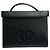 Borsa a Spalla 2 in 1 in Pelle Caviar Opaca Chanel Coco Mark Nero - vista 3