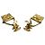 Orecchini a clip in oro matelassé Coco Mark di Chanel D'oro - vista 7