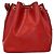 Noe Borsa semi a spalla Petit Noé in pelle Epi Louis Vuitton Rosso - vista 3