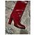 Rote Lederstiefel Prada - Ansicht 2
