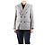 Autre Marque Black and white houndstooth double breasted jacket - size UK 10