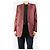 Isabel Marant Etoile Dark rust single-breasted blazer - size UK 8 Red - view 3