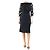 Miu Miu Schwarzes, verziertes Crepe-Midikleid - Größe UK 10