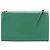 Gucci Bolsa de ombro de couro verde com corrente Interlocking G - vista 2