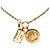 Chanel Cambon Gold Plated Necklace Golden