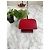 Borsa Louis Vuitton Epi Pochette Rouge Rosso - vista 14
