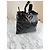 Borsa a tracolla Gucci in pelle nera lucida Nero - vista 3