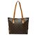 Borsa Tote Cabas Piano Monogramma Louis Vuitton Marrone