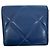 Billetera bifold de piel de cordero matelasse Coco Mark de Chanel Azul - vista 2