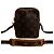 Borsa a Spalla Pochette Mini Danube in Pelle Monogram Louis Vuitton Marrone