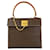 Céline Borsa a mano Celine Macadam Blason Triomphe Marrone