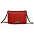 Borsa semi a spalla in pelle con catena Chanel Boy Chanel Coco Mark Rosso