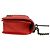 Borsa semi a spalla in pelle con catena Chanel Boy Chanel Coco Mark Rosso - vista 6