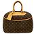 Borsa a mano in pelle Monogram Deauville di Louis Vuitton Marrone