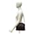 Yves Saint Laurent Schultertasche aus gestepptem Leder Braun  - Ansicht 2