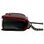 Le Boy Bolsa de ombro em couro de cordeiro Boy Chanel Coco Mark com corrente Preto Vermelho - vista 6