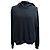 Hoodie en coton noir avec logo Acne Studios