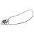 Collana a catena Box di David Yurman in argento sterling grigio - vista 2
