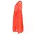 Ganni Midikleid aus rotem Polyester mit Spitzen-Details - Ansicht 2