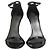 Sandales NudistSong Stuart Weitzman en cuir verni noir - vue 2