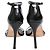 Sandales NudistSong Stuart Weitzman en cuir verni noir - vue 3